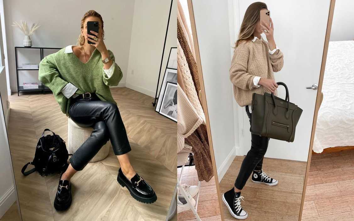 44d91a1e-phoi-sweater-voi-so-mi-3 sweater mix sơ mi và quần da
