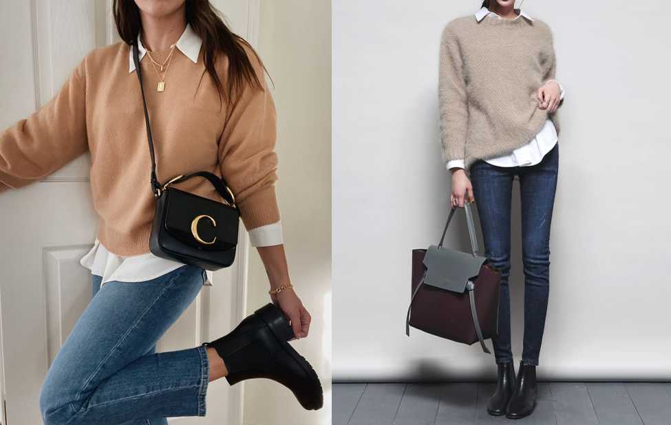 6b9d65ac-phoi-sweater-voi-so-mi-2 Phối sweater với sơ mi và quần jeans