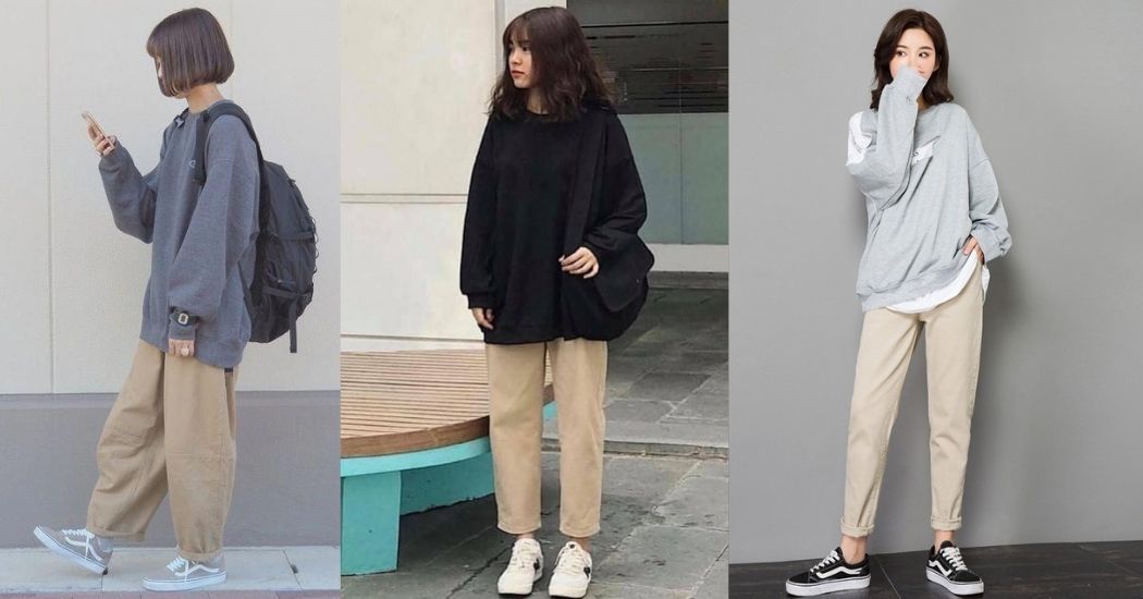 72244e34-ao-sweater-mac-voi-quan-gi-3 Áo sweater phối với quần baggy nữ