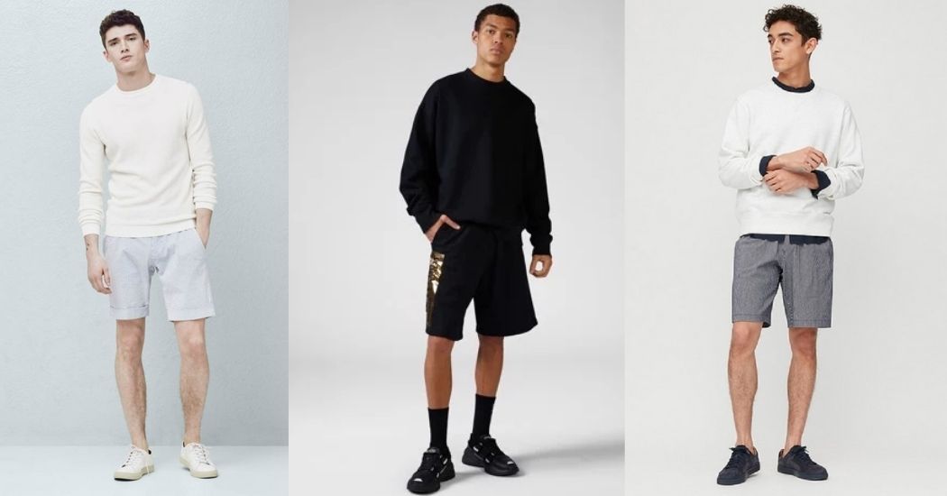 caa24d38-ao-sweater-mac-voi-quan-gi-8 Phối áo sweater với quần short nam