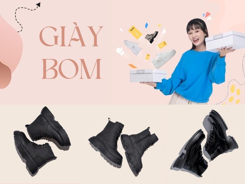 cd211343-phoi-do-voi-boot-46 Giày BOM với nhiều mẫu giày có thiết kế trẻ trung, hiện đại (Nguồn: Shopee Blog)